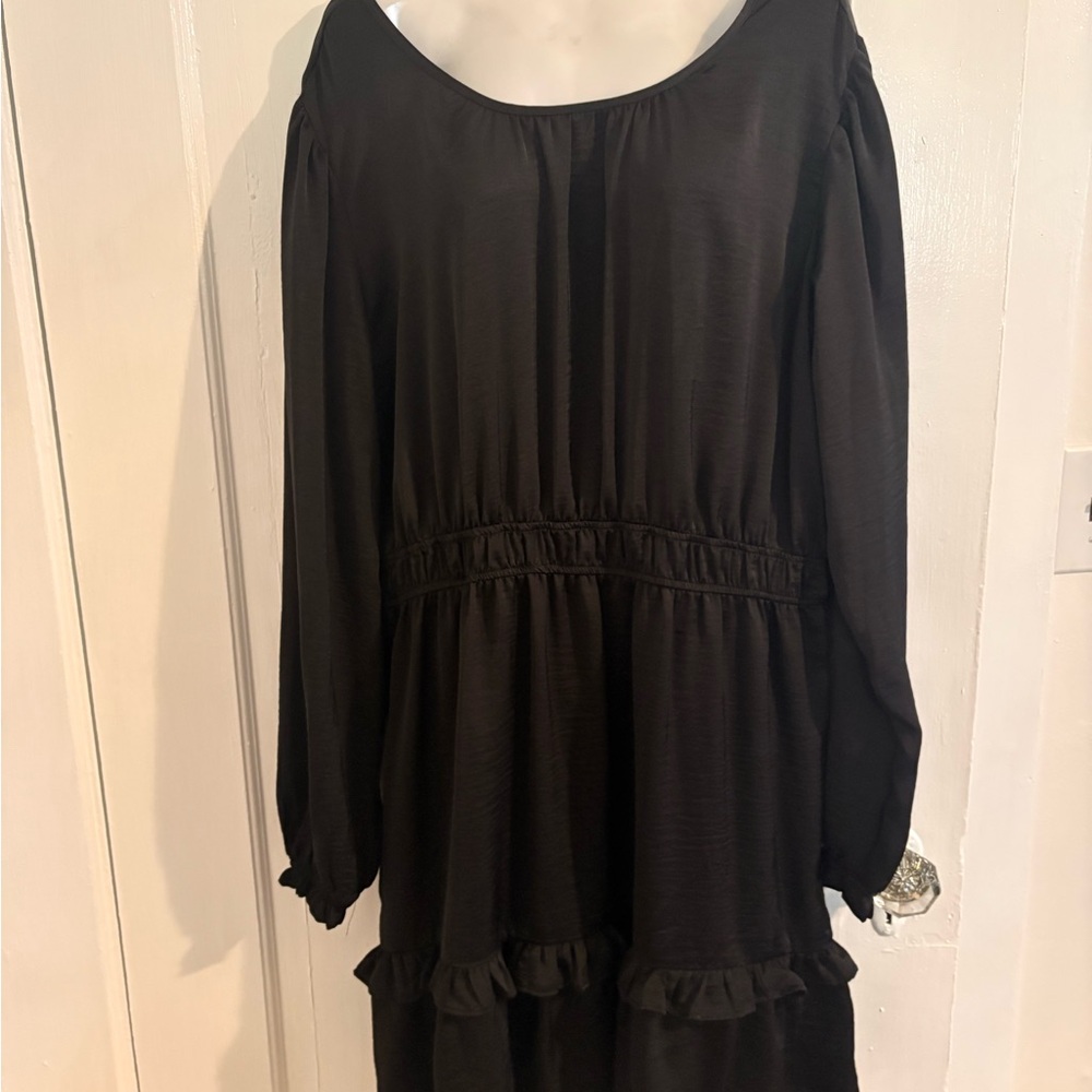 Knox Rose Black Long Sleeve Dress